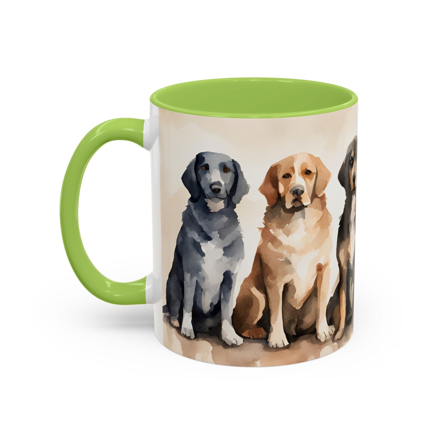 Doggies in a Row 02 Accent Mug 11oz