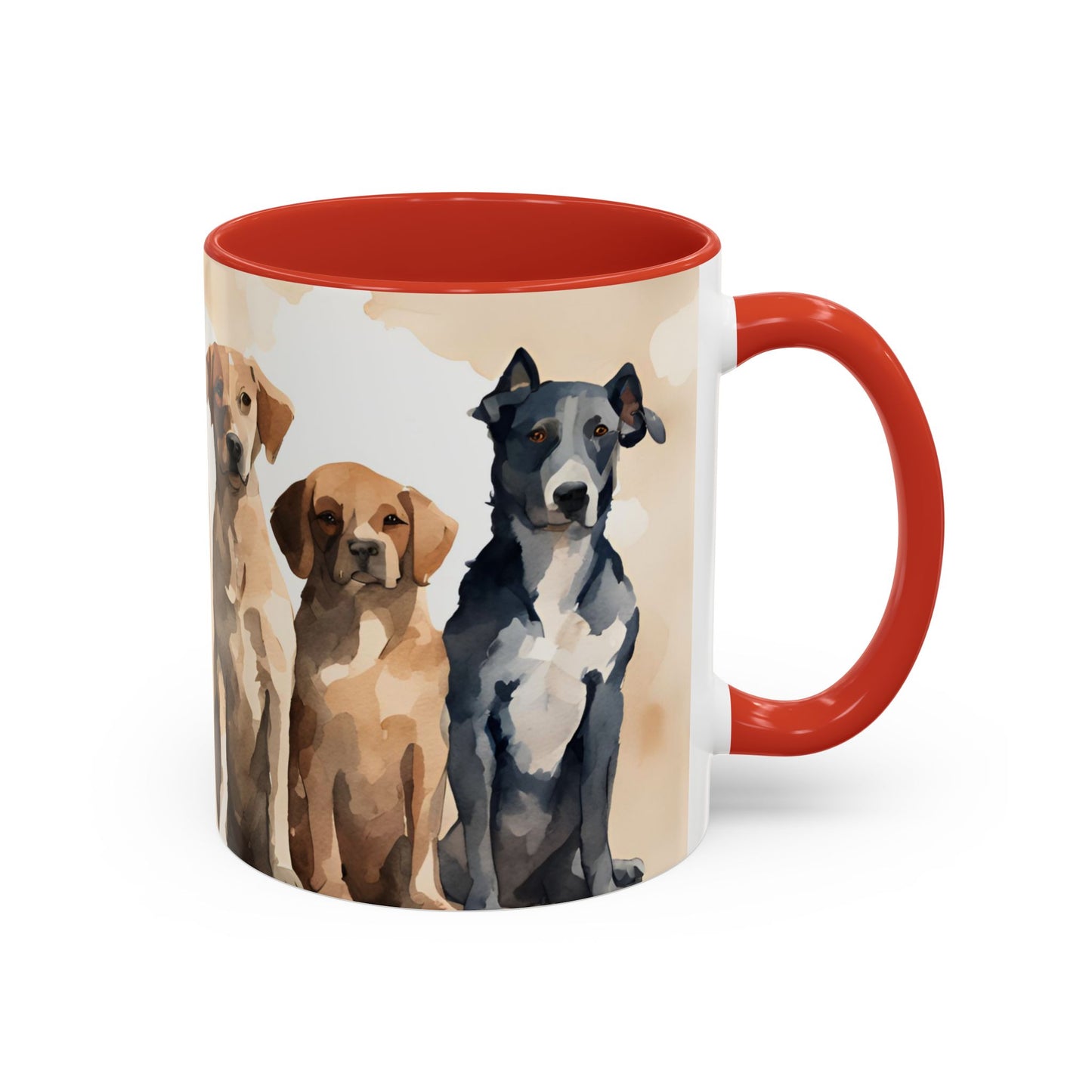 Doggies in a Row 03 Accent Mug 11oz