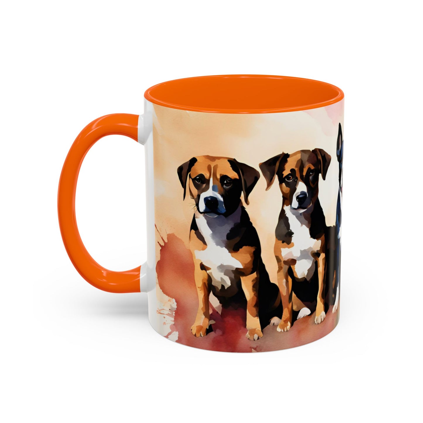 Multicoloured Doggies 04 Accent Mug 11oz