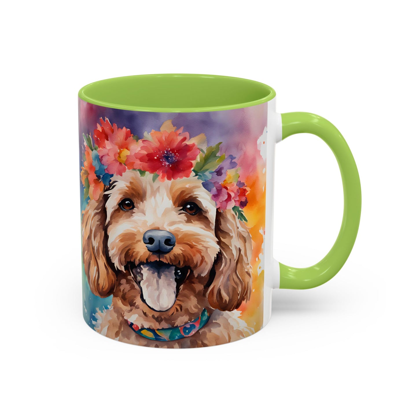 Cockapoo 05 Accent Coffee Mug - Dog Lover Gift