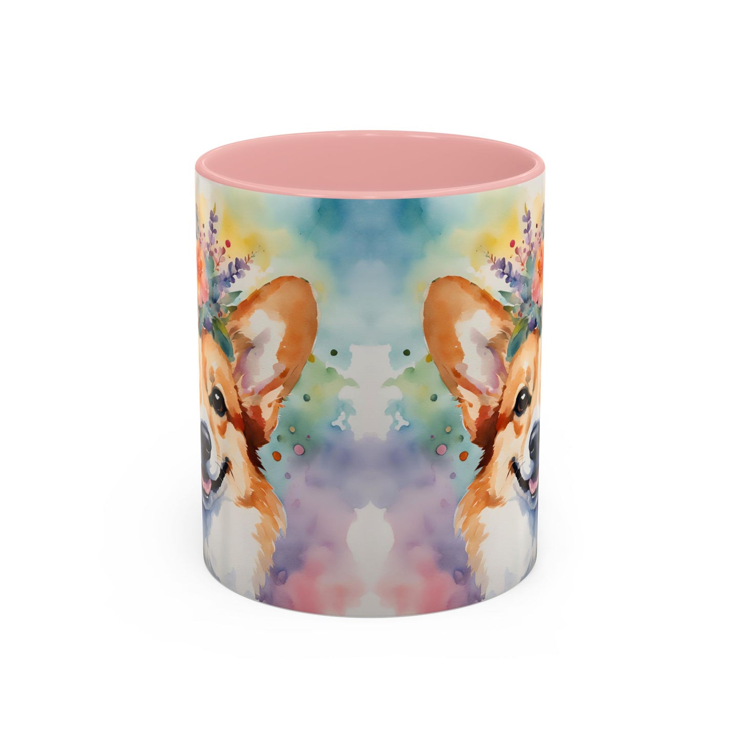 Corgi 04 Accent Coffee Mug - Dog Lover Gift
