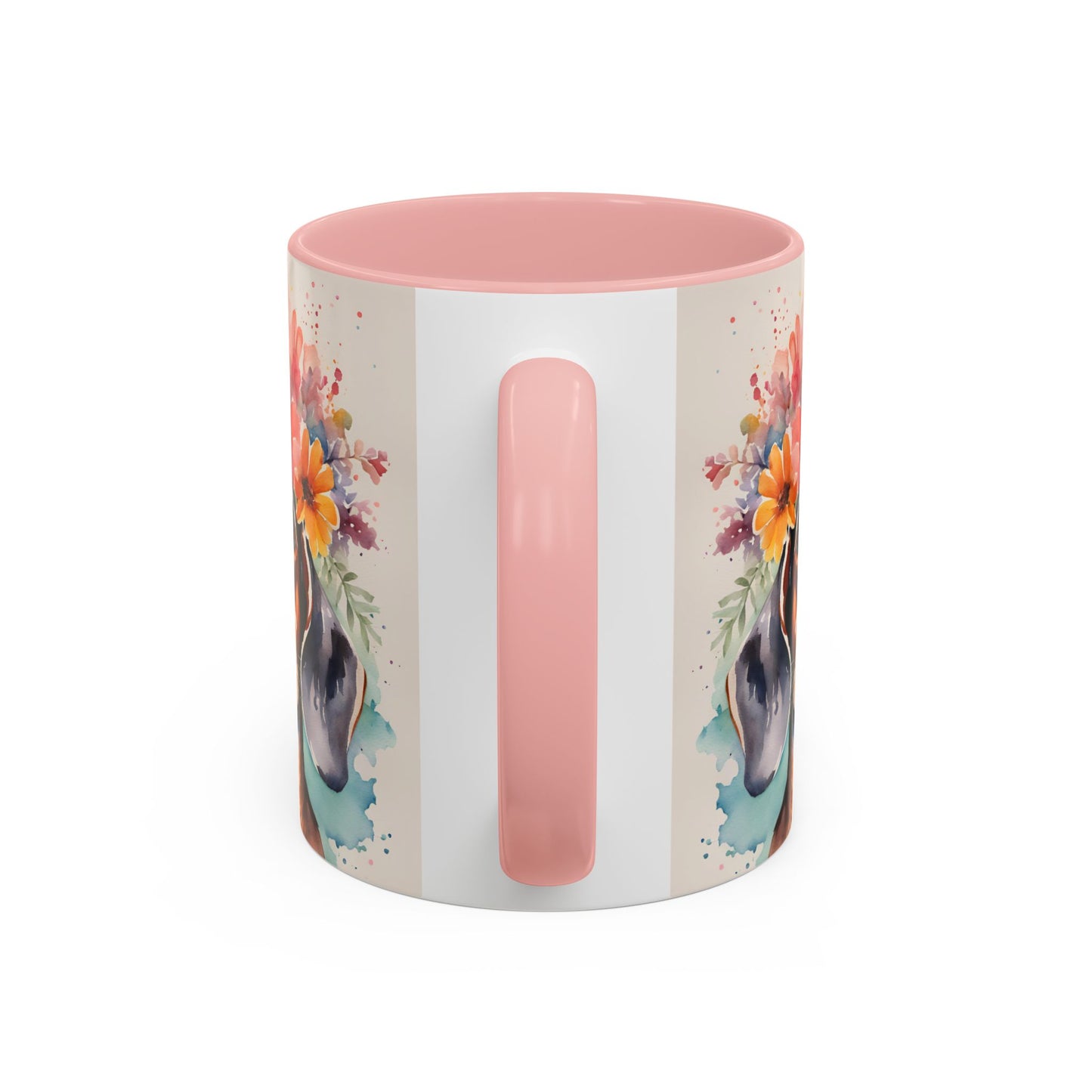 Dachshund 01 Accent Coffee Mug - Dog Lover Gift