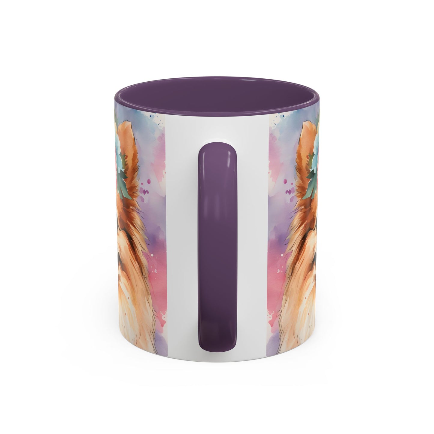 Pomeranian 01 Accent Coffee Mug - Dog Lover Gift