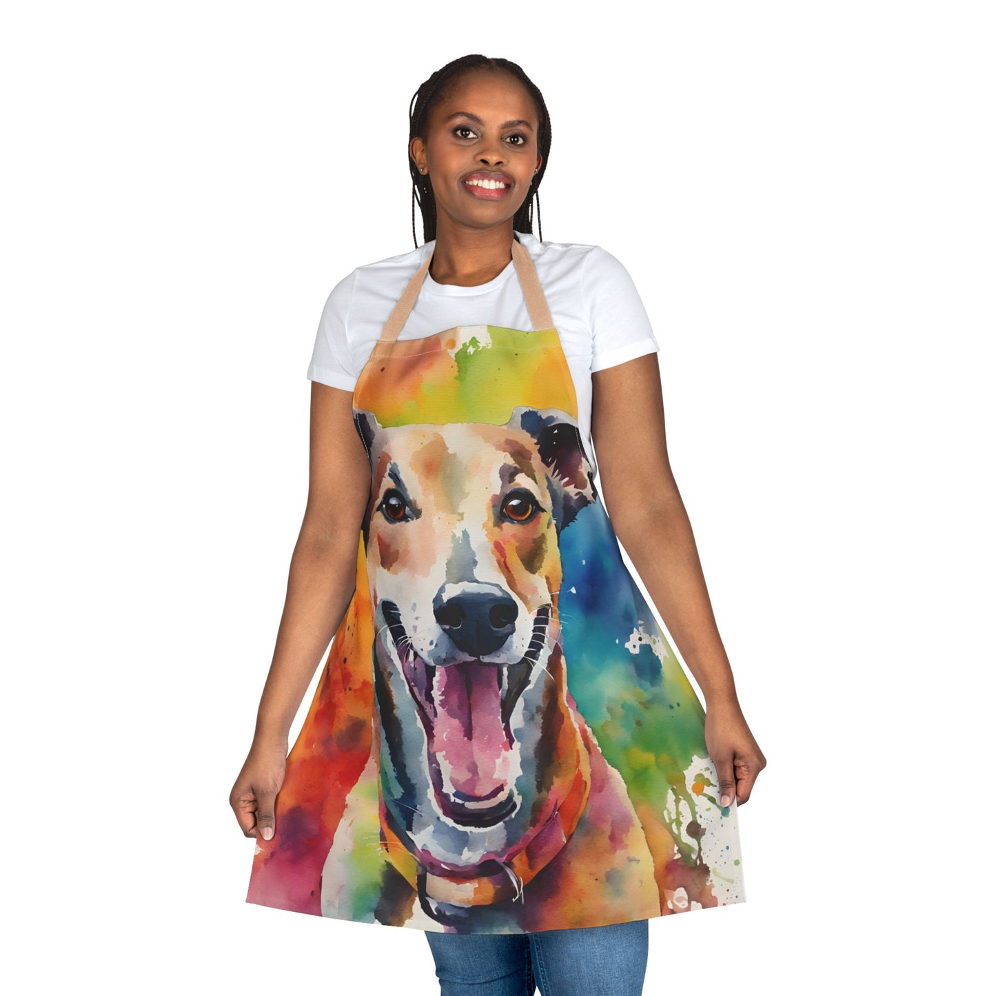 Multi greyhound Adult Apron (AOP)