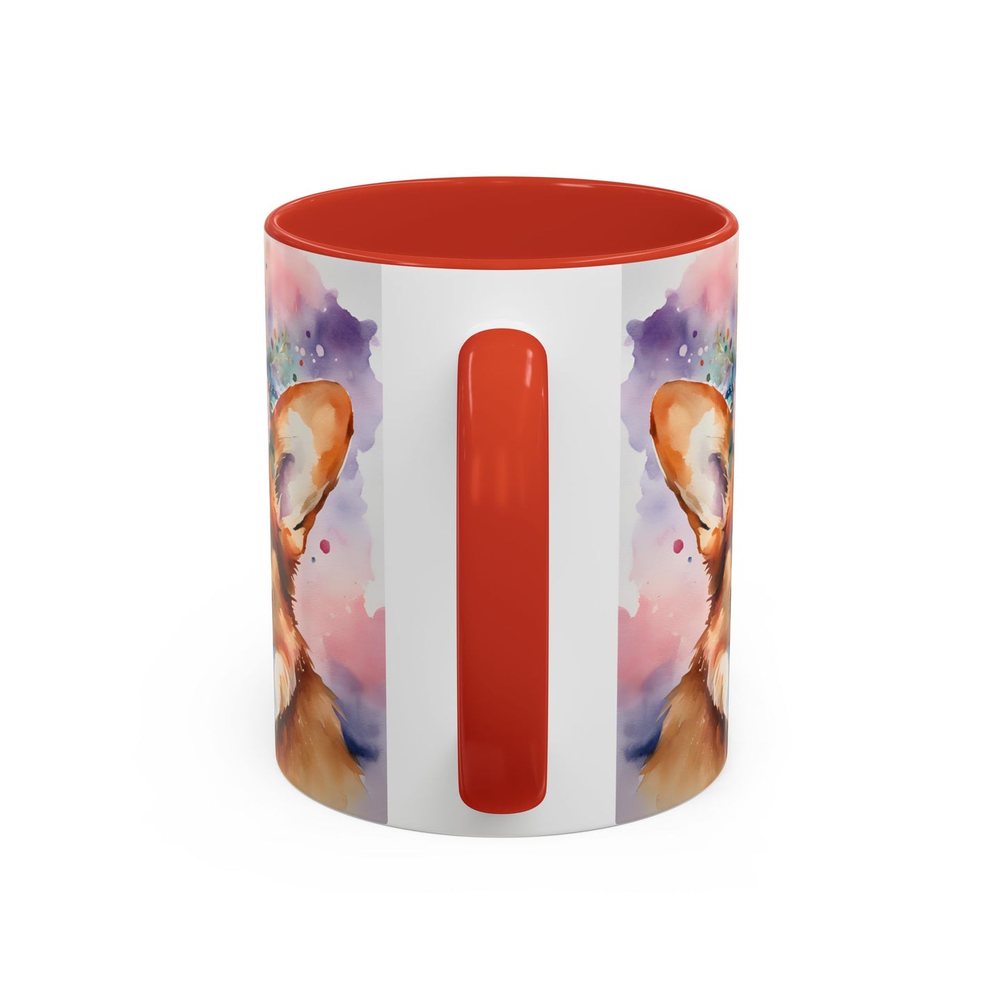 Corgi 04 Accent Coffee Mug - Dog Lover Gift