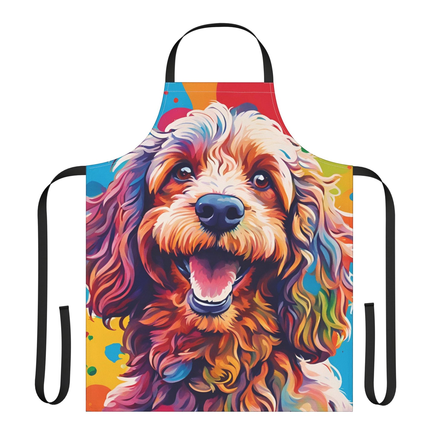 Multi cockerpoo Adult Apron (AOP)