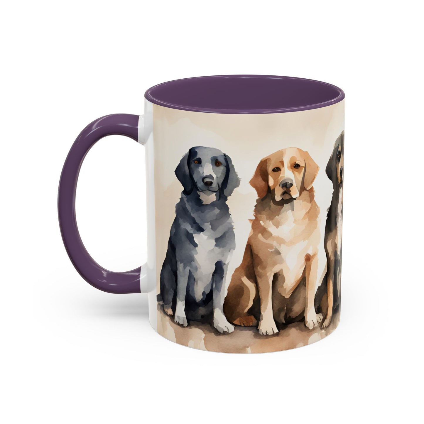Doggies in a Row 02 Accent Mug 11oz