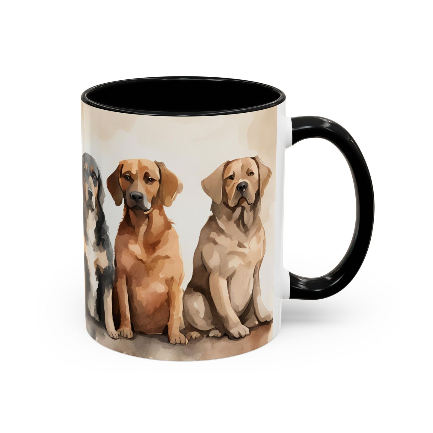 Doggies in a Row 02 Accent Mug 11oz