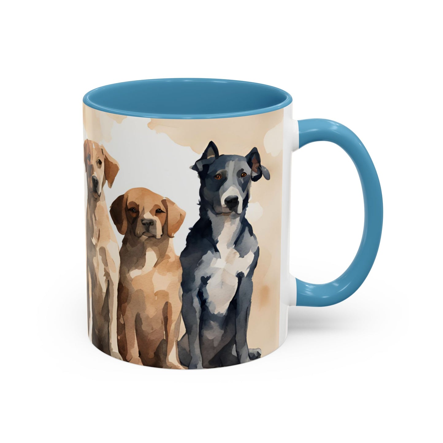 Doggies in a Row 03 Accent Mug 11oz