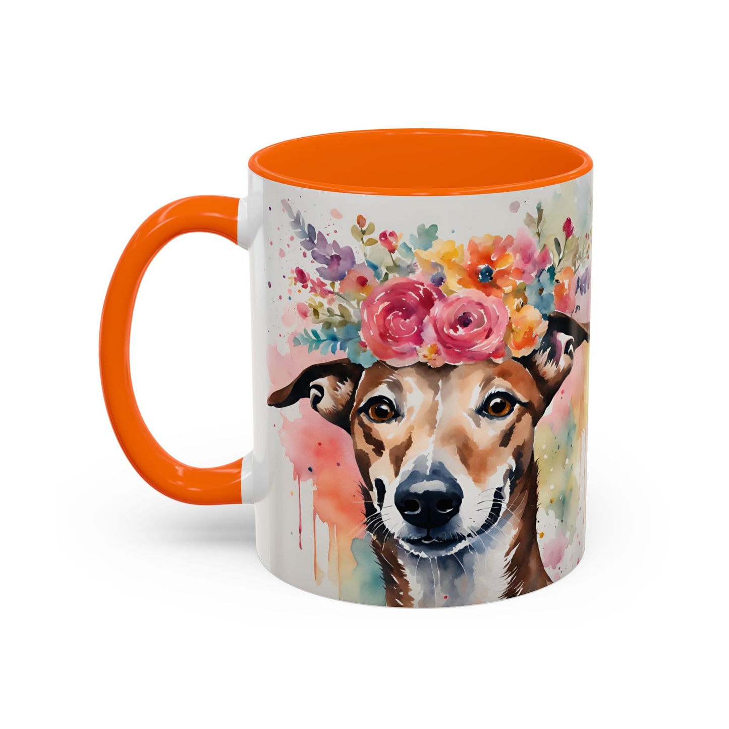 Greyhound 01 Accent Coffee Mug - Dog Lover Gift