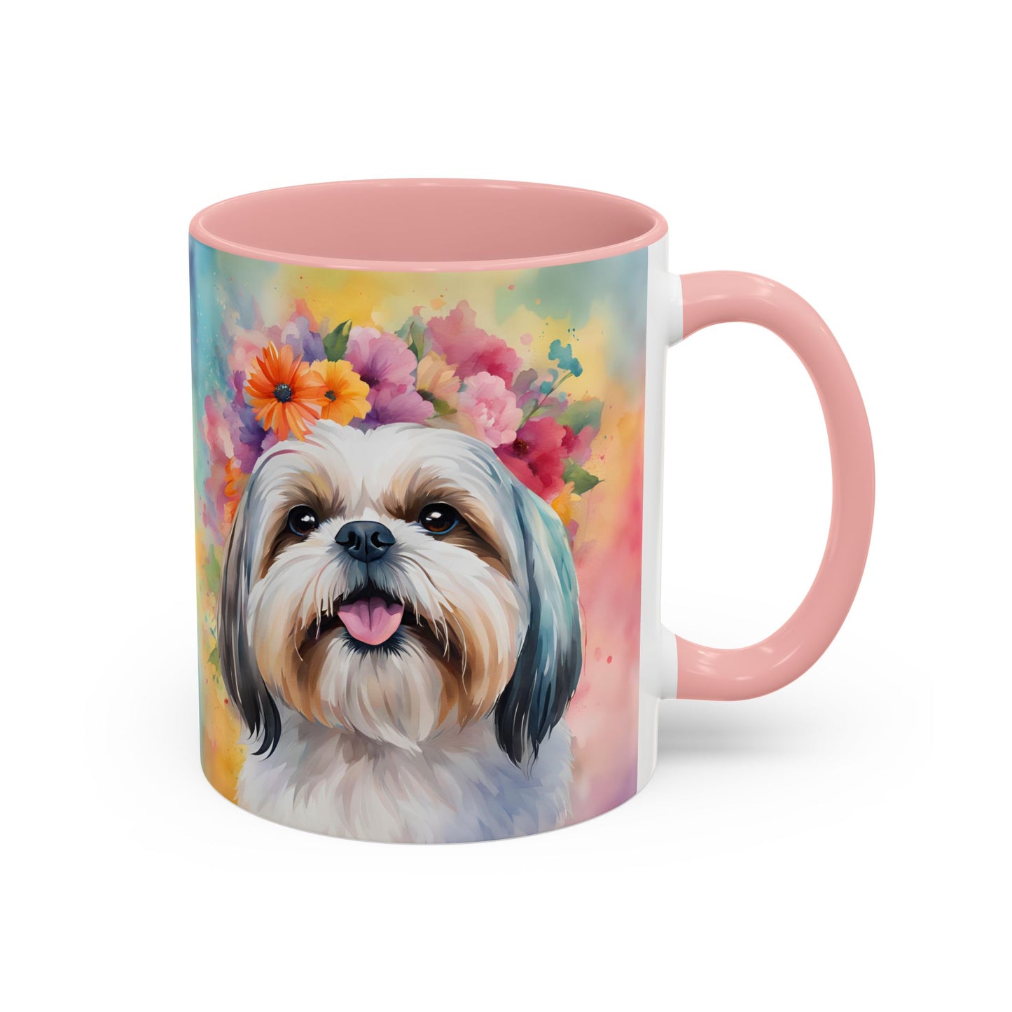Shih Tzu 01 Accent Coffee Mug - Dog Lover Gift