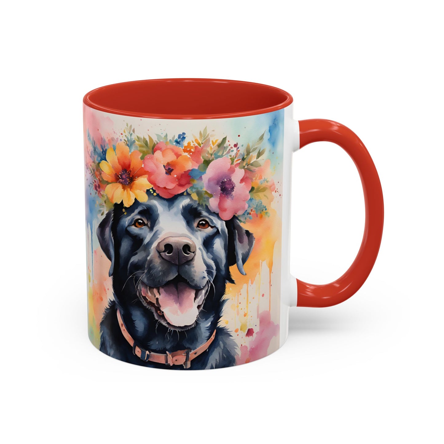 Labrador 03 Accent Coffee Mug - Dog Lover Gift