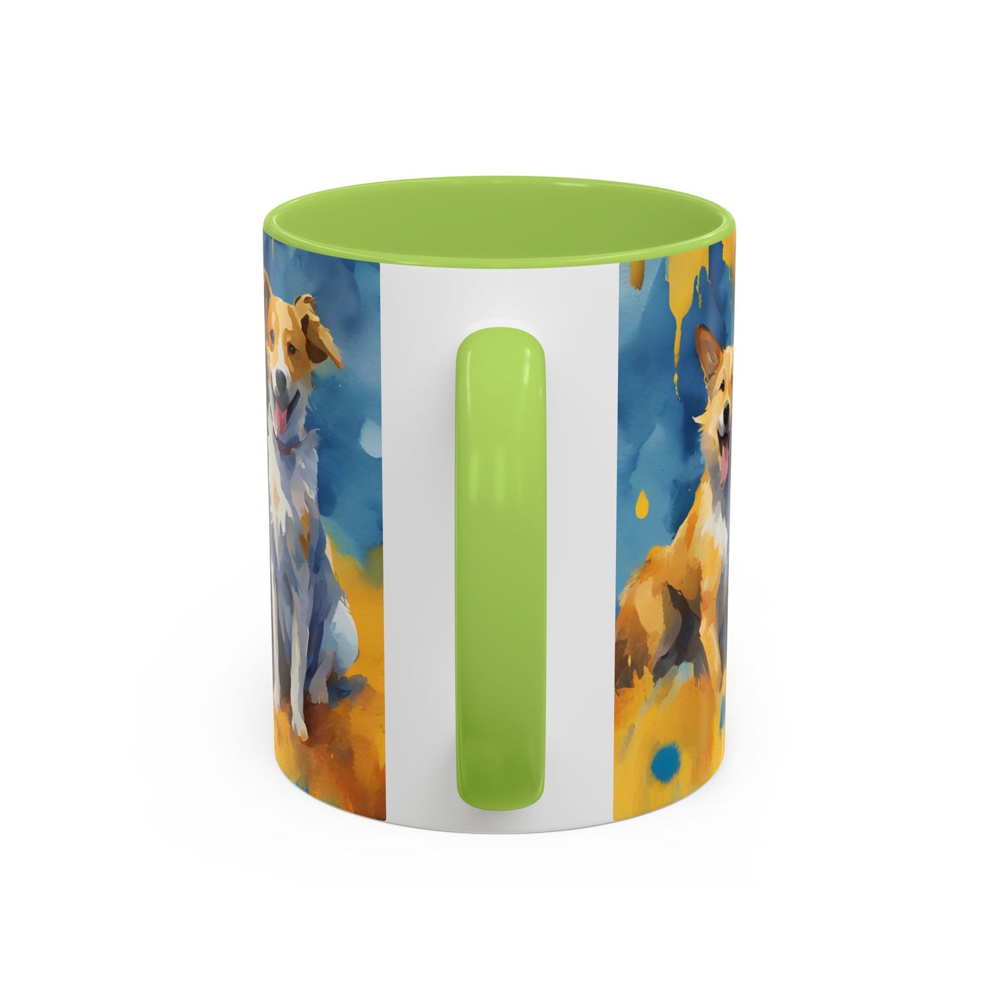 Multicolored Doggies 01 Accent Mug 11oz