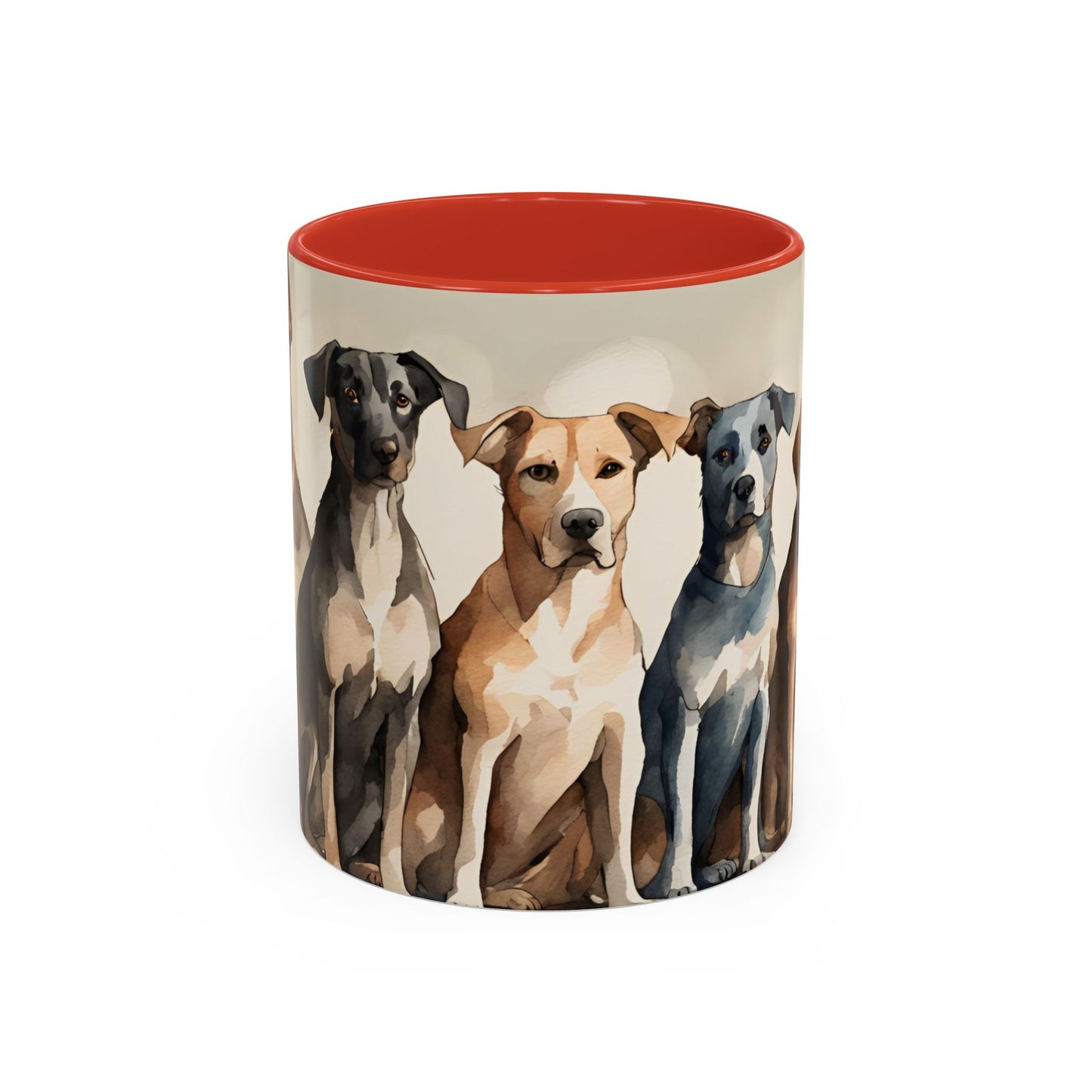Doggies in a Row 04 Accent Mug 11oz