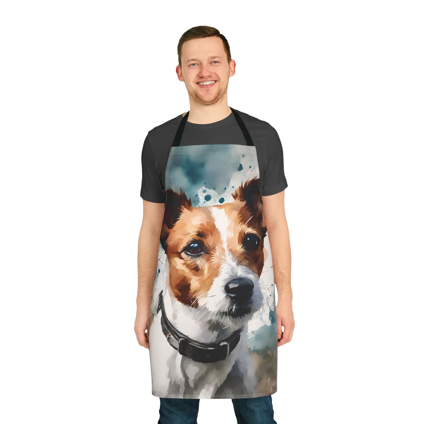 Jack Russell 01 Adult Apron (AOP)