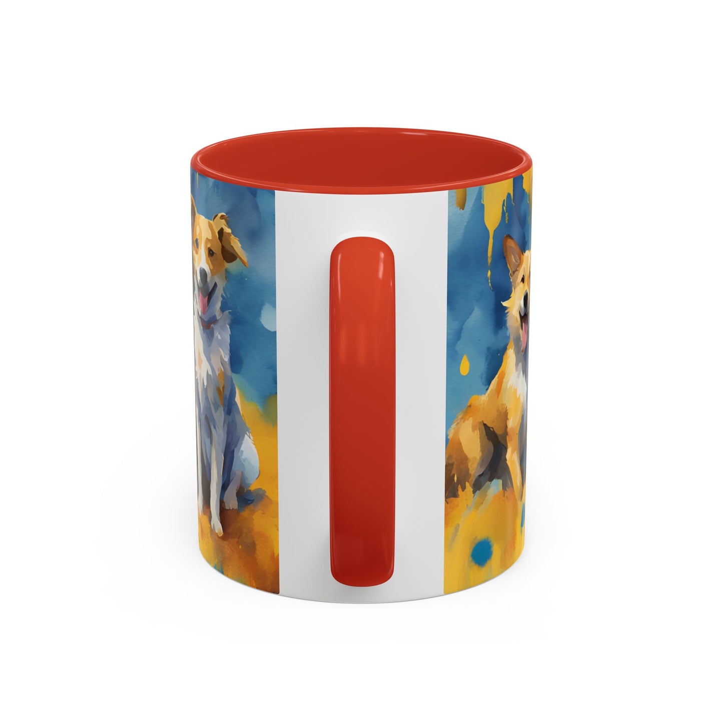Multicolored Doggies 01 Accent Mug 11oz