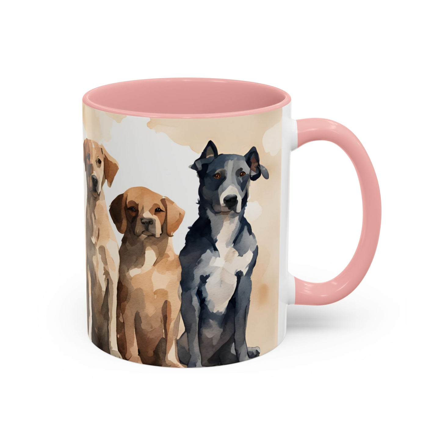 Doggies in a Row 03 Accent Mug 11oz
