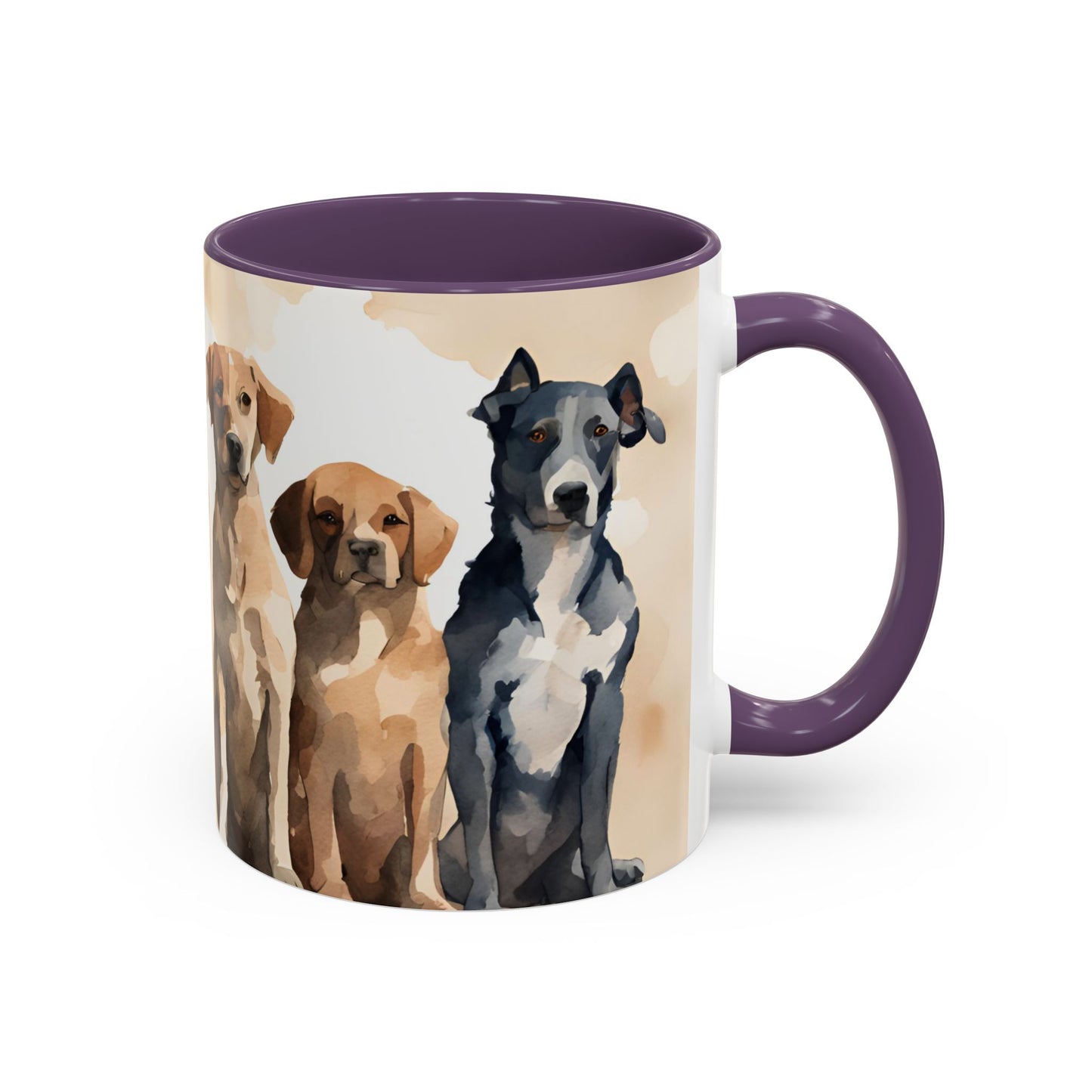 Doggies in a Row 03 Accent Mug 11oz