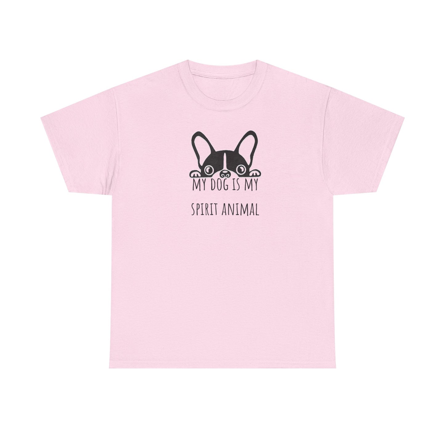 My dog is my spirit animal. Unisex Heavy Cotton Tee