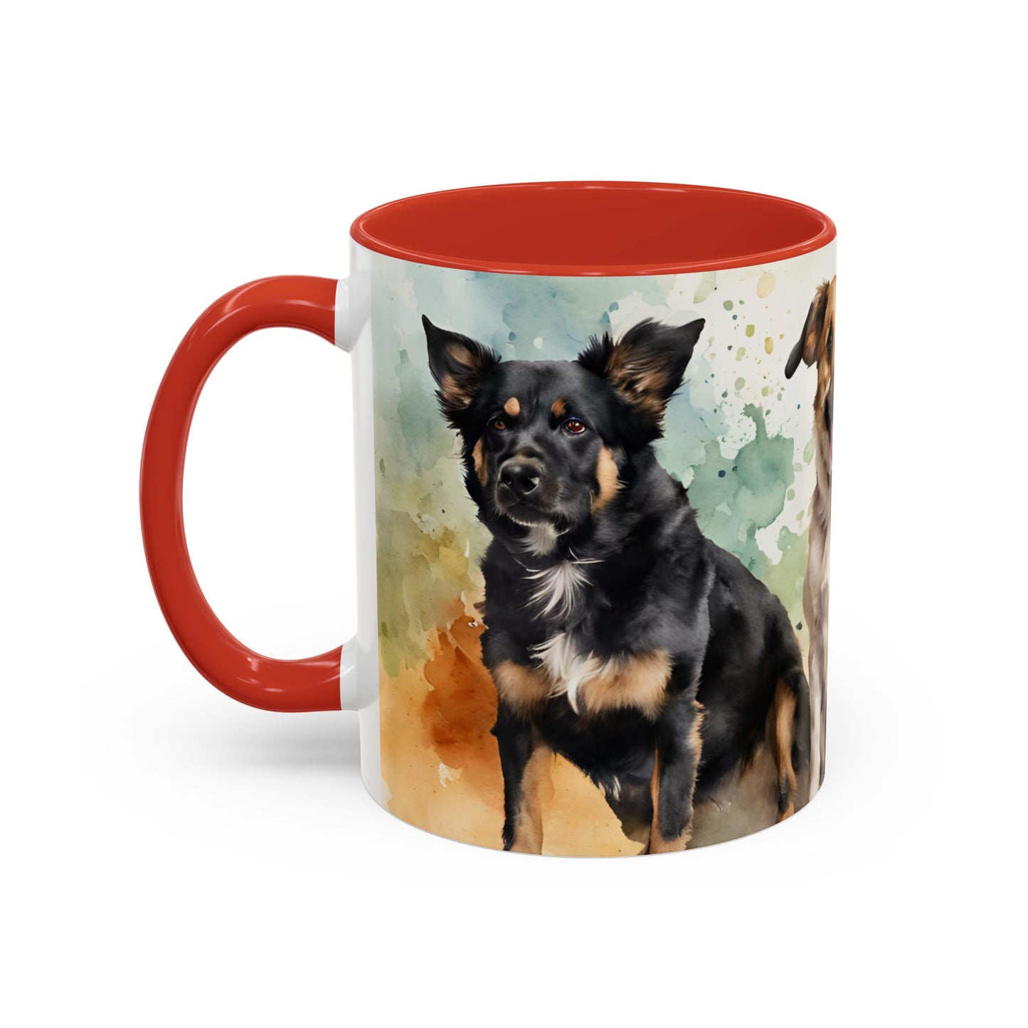 Multicoloured Doggies 06 Accent Mug 11oz