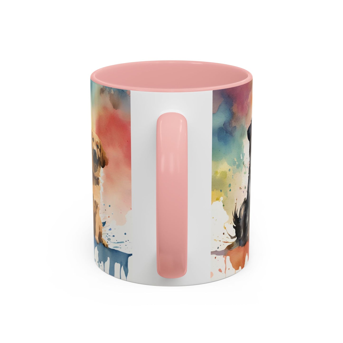 Multicoloured Doggies 02 Accent Mug 11oz