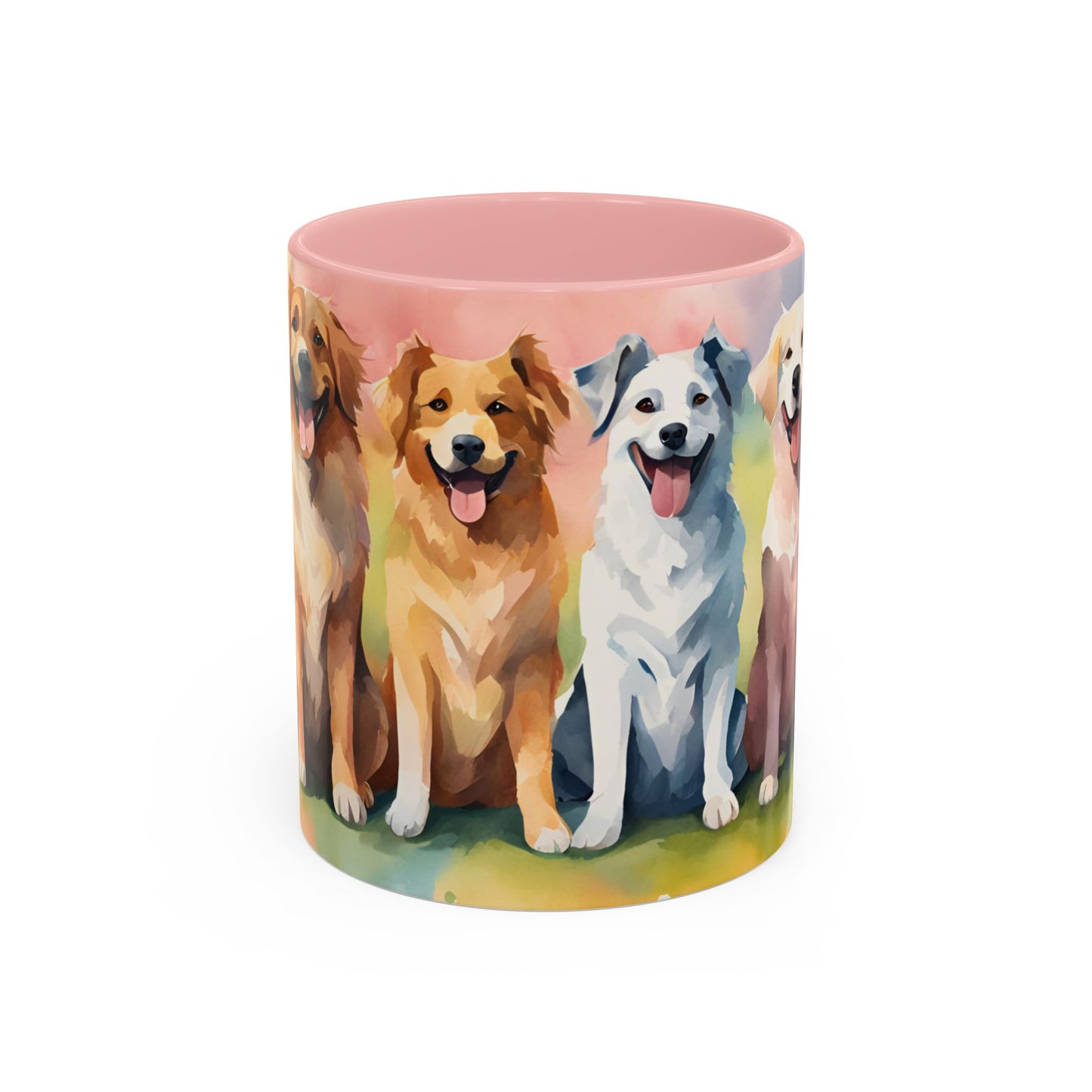 Multicoloured Doggies 08 Accent Mug 11oz