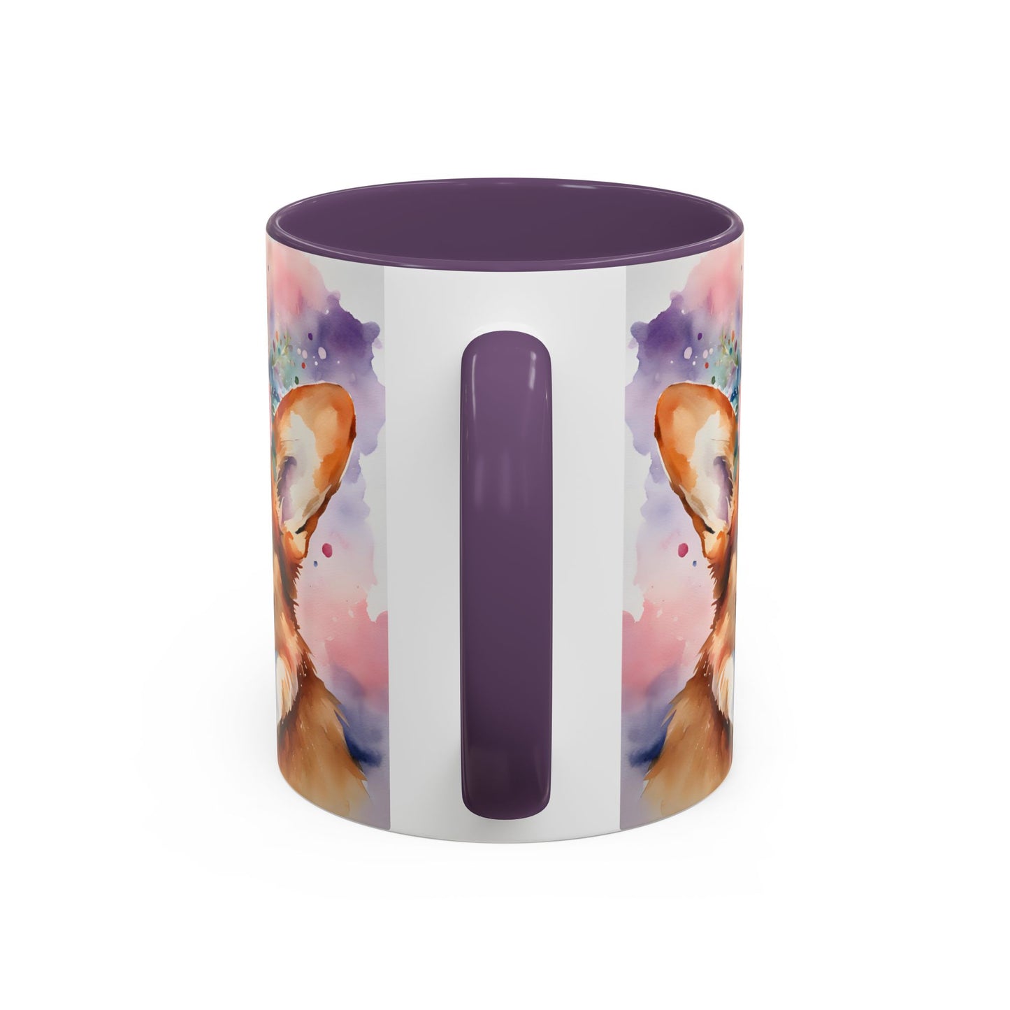 Corgi 04 Accent Coffee Mug - Dog Lover Gift