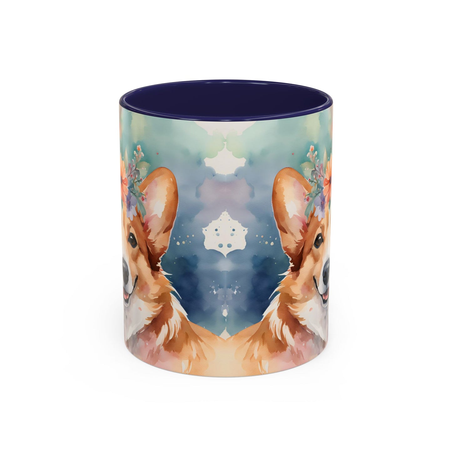 Corgi 03 Accent Coffee Mug - Dog Lover Gift