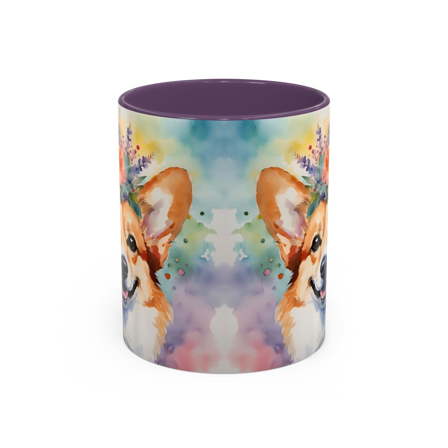 Corgi 04 Accent Coffee Mug - Dog Lover Gift