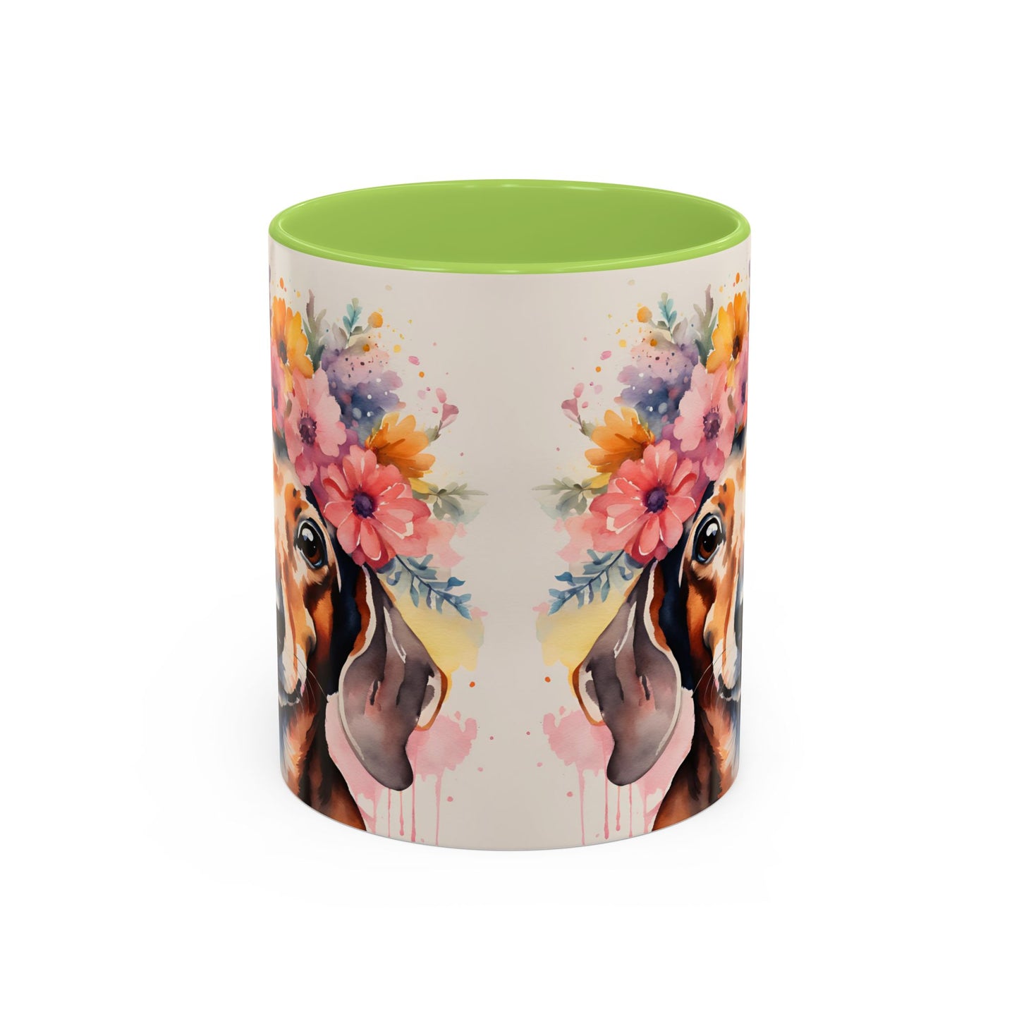 Dachshund 01 Accent Coffee Mug - Dog Lover Gift