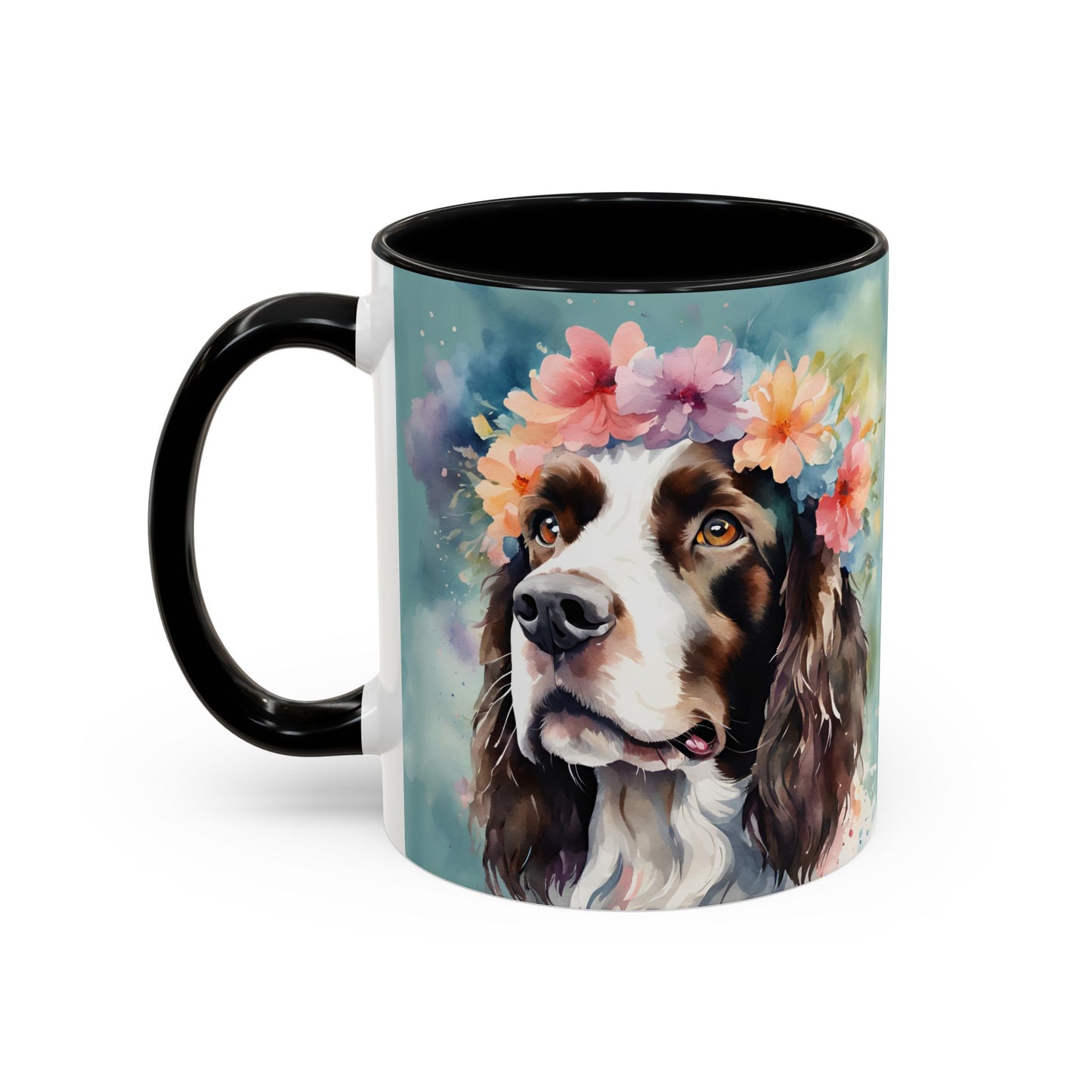 Springer Spaniel 04 Accent Coffee Mug - Dog Lover Gift