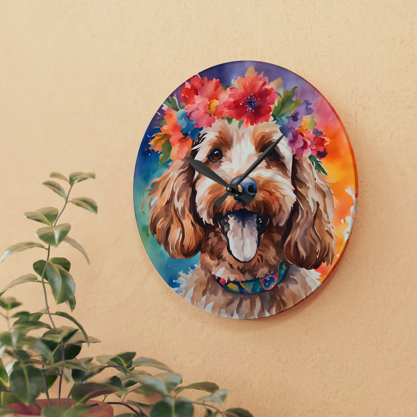 Cockapoo 02 Dog Wall Clock