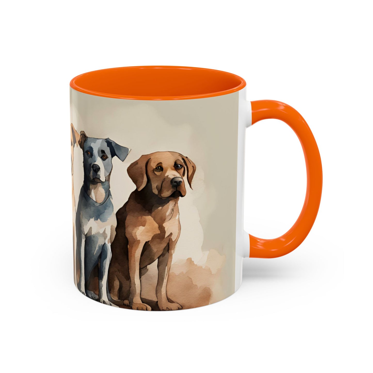 Doggies in a Row 04 Accent Mug 11oz