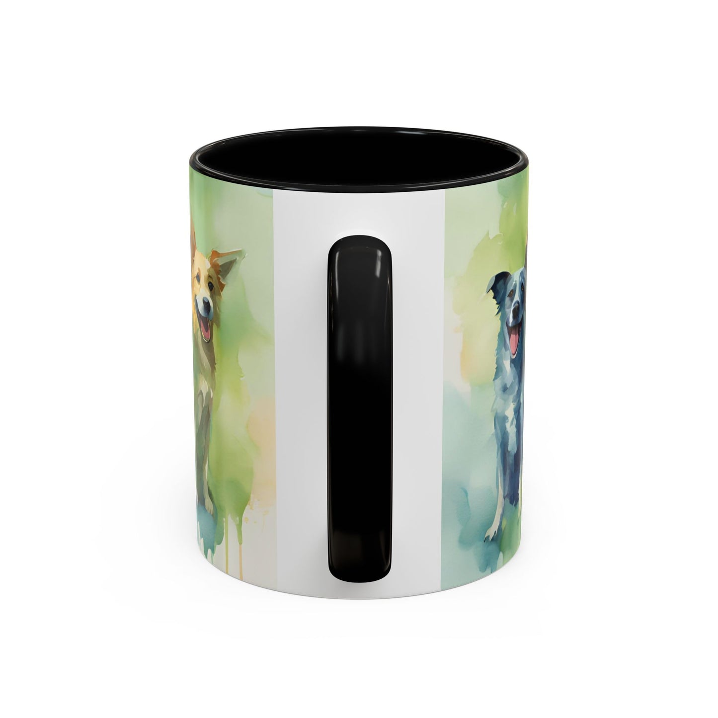 Multicoloured Doggies 10 Accent Mug 11oz