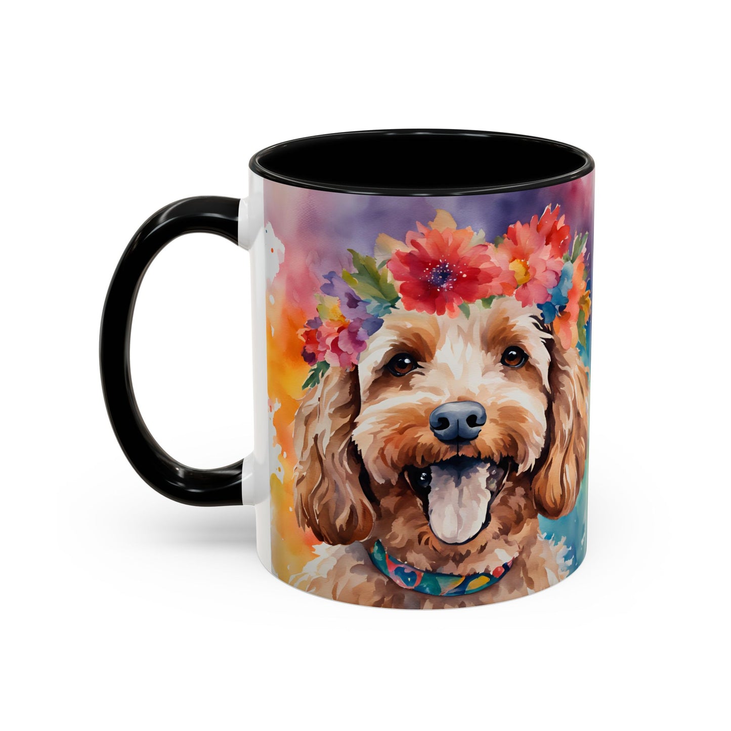 Cockapoo 05 Accent Coffee Mug - Dog Lover Gift