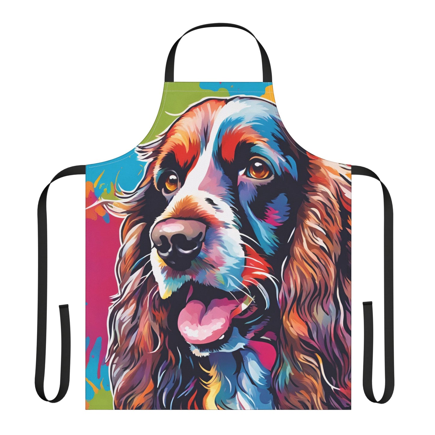 Multicoloured Cocker Spaniel Adult Apron (AOP)