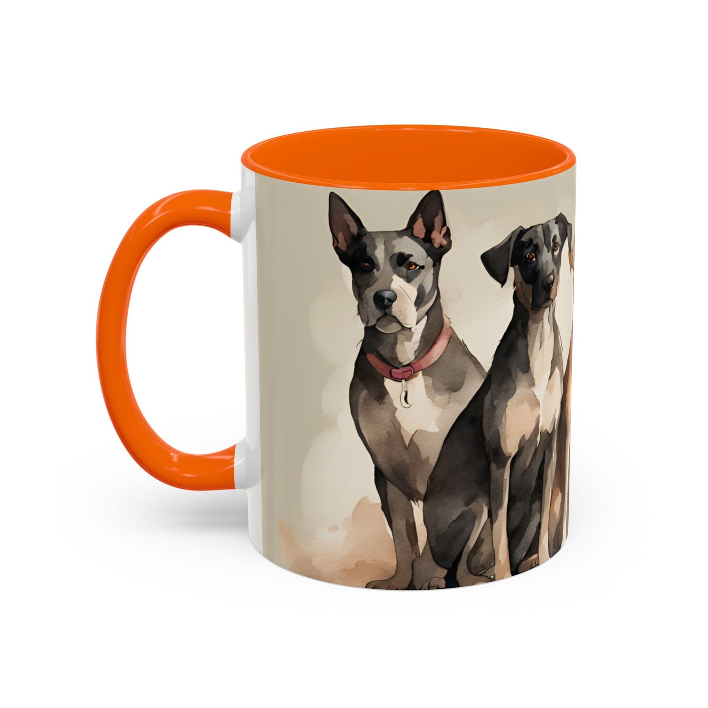 Doggies in a Row 04 Accent Mug 11oz