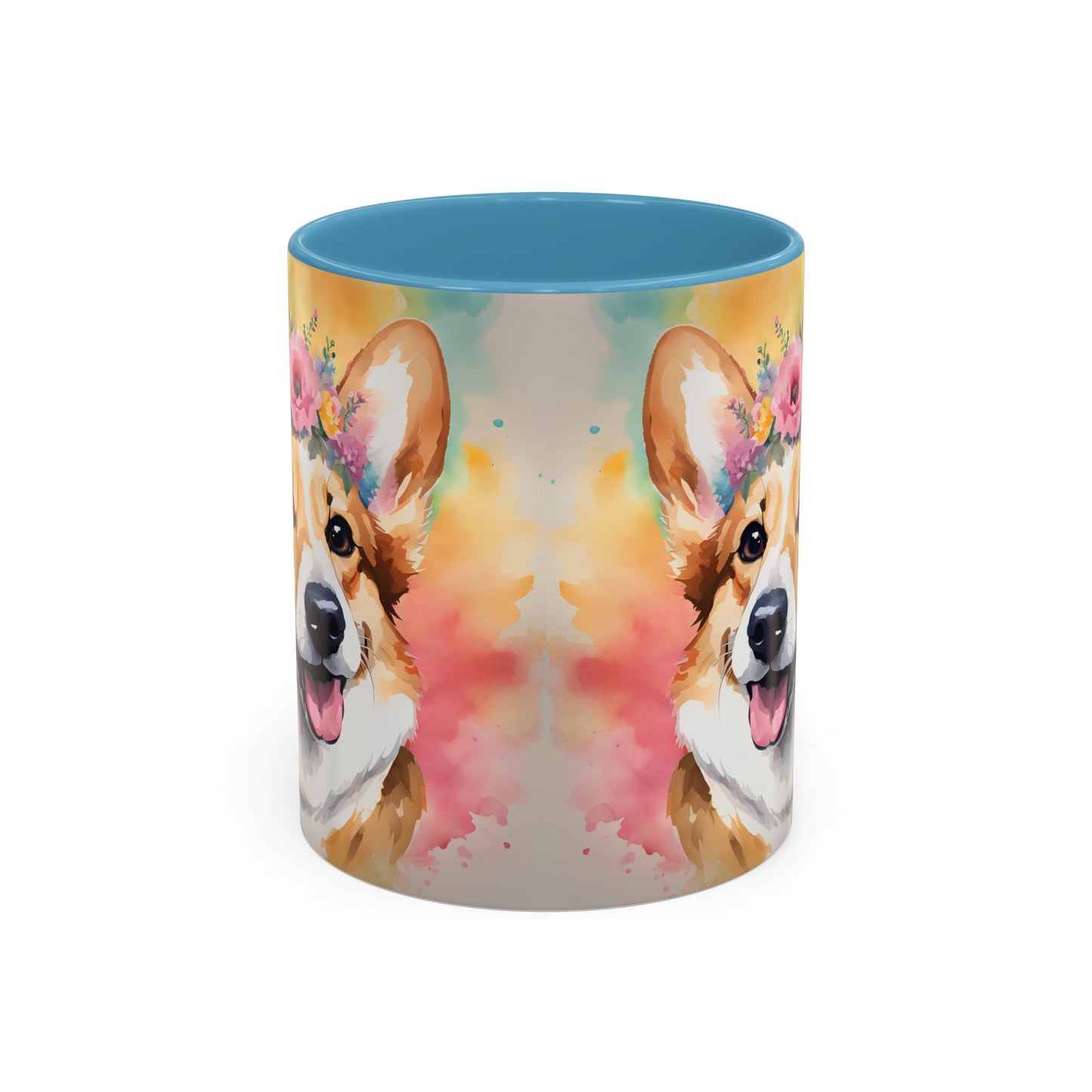 Corgi 02 Accent Coffee Mug - Dog Lover Gift