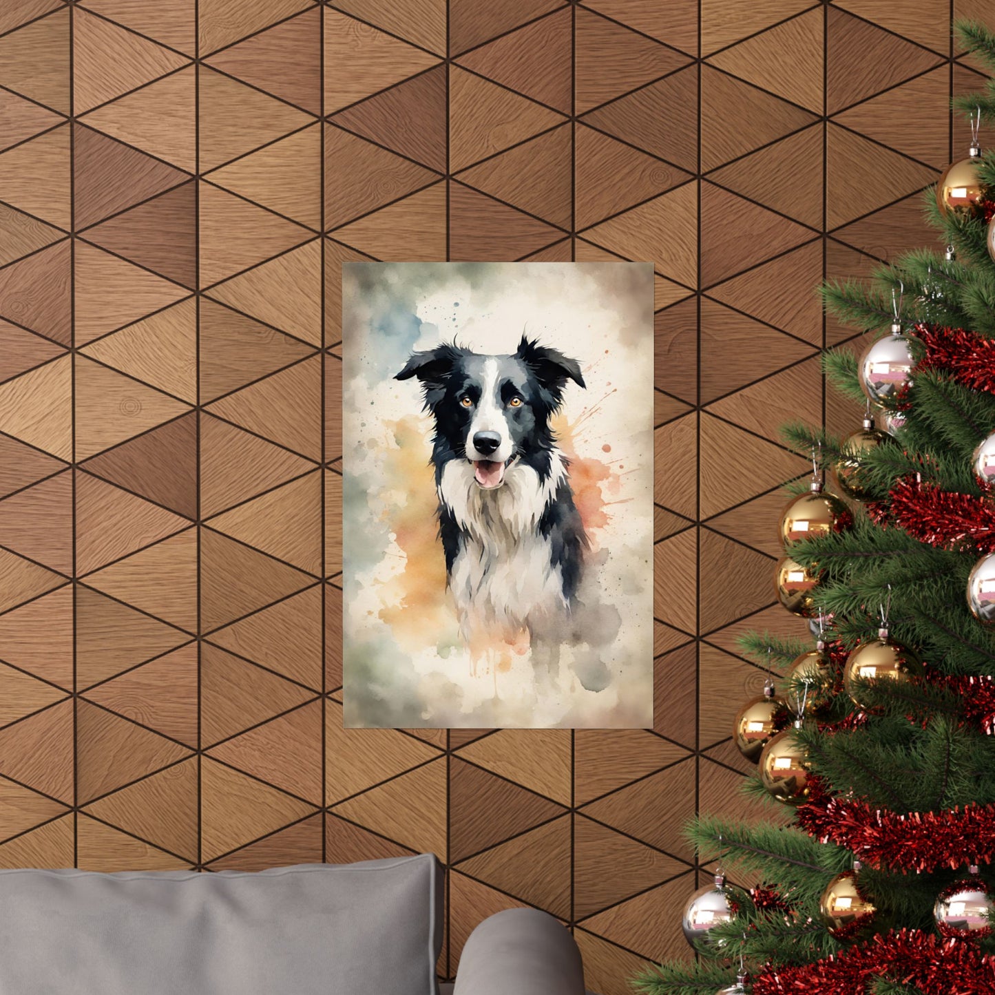 Dogs Sheep Dog 03 Matte Vertical Poster