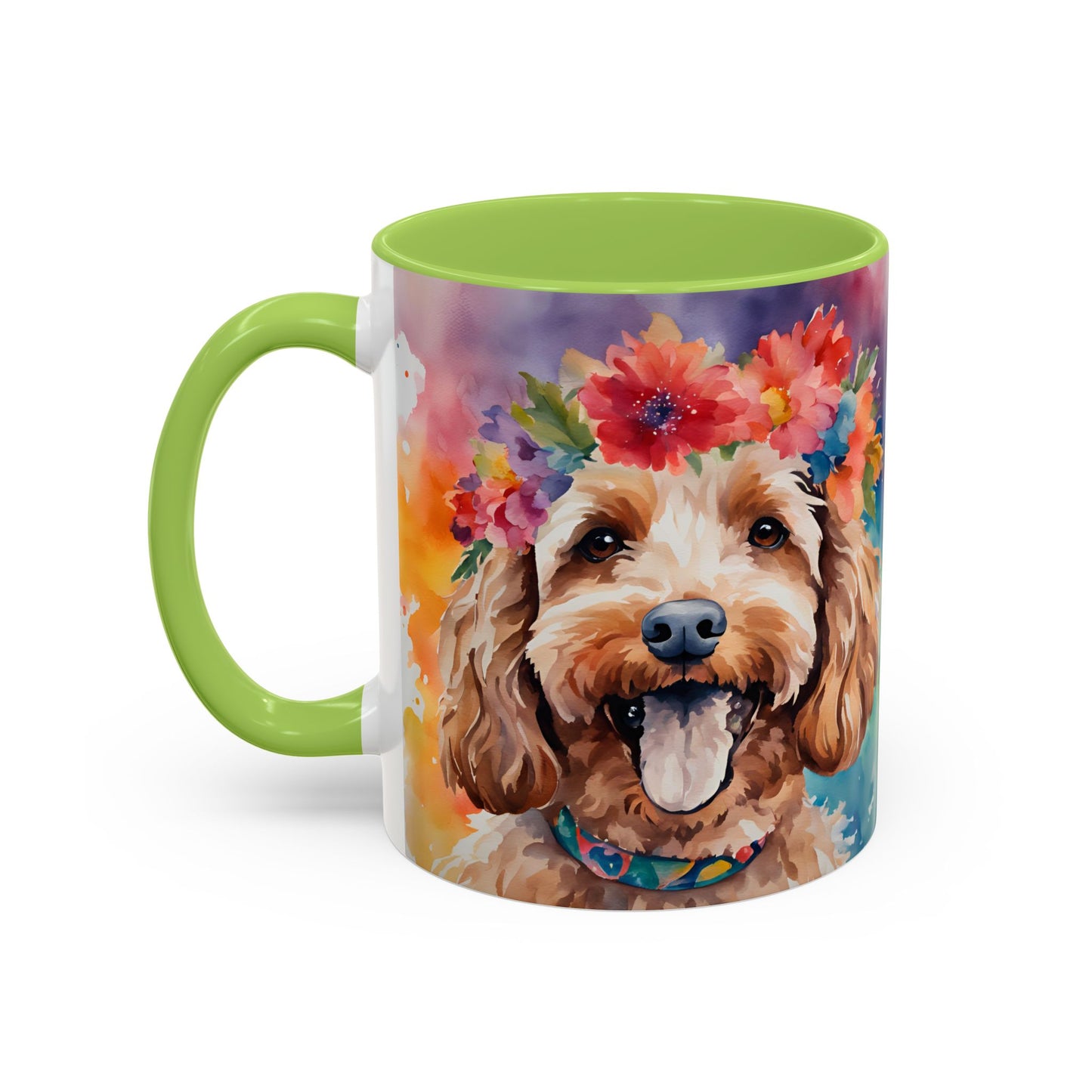 Cockapoo 05 Accent Coffee Mug - Dog Lover Gift