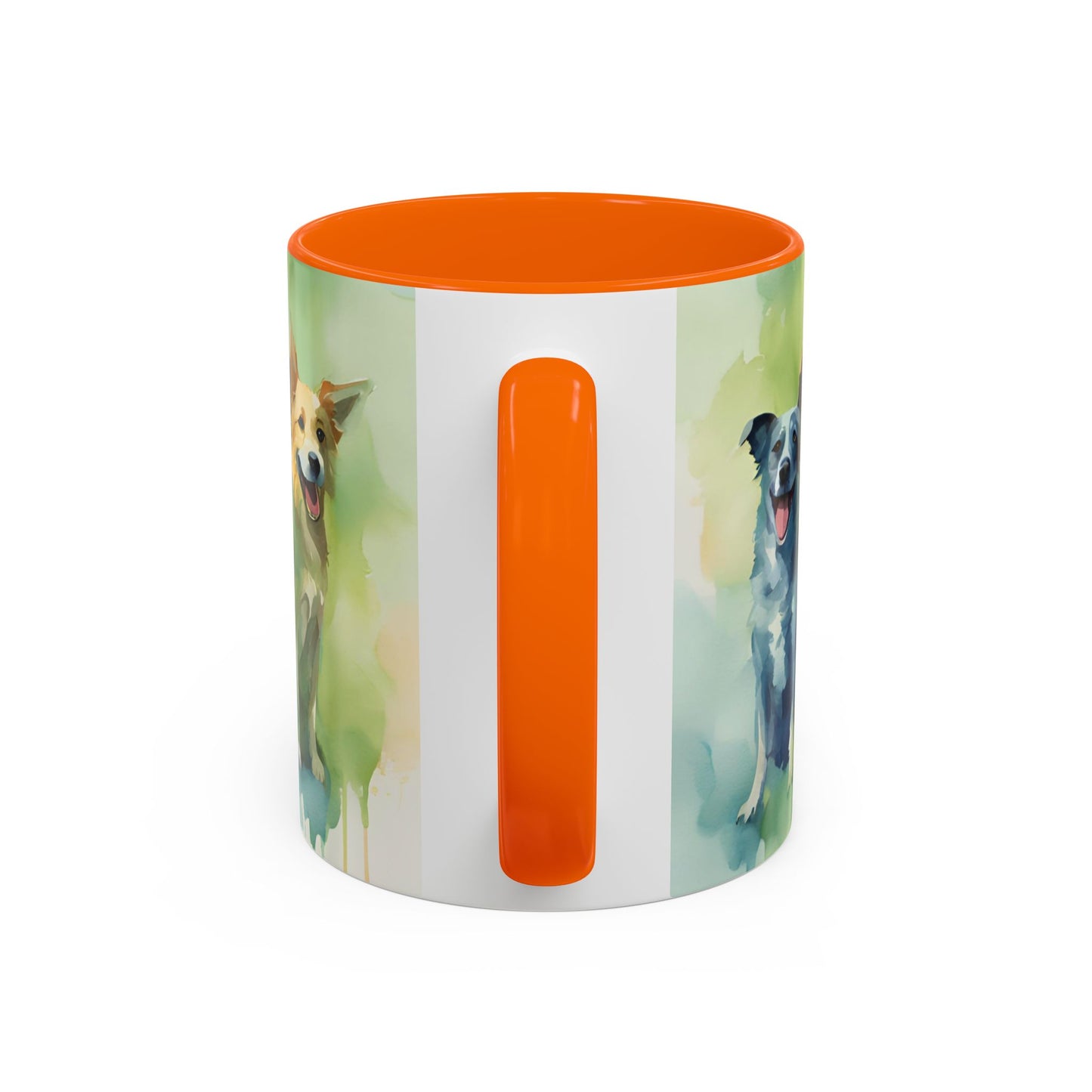 Multicoloured Doggies 10 Accent Mug 11oz