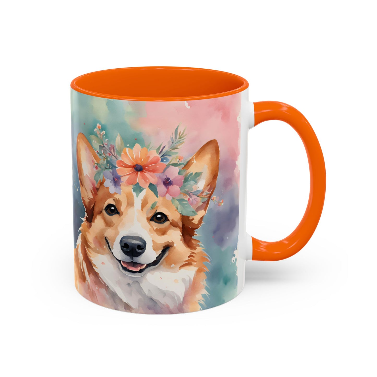 Corgi 03 Accent Coffee Mug - Dog Lover Gift