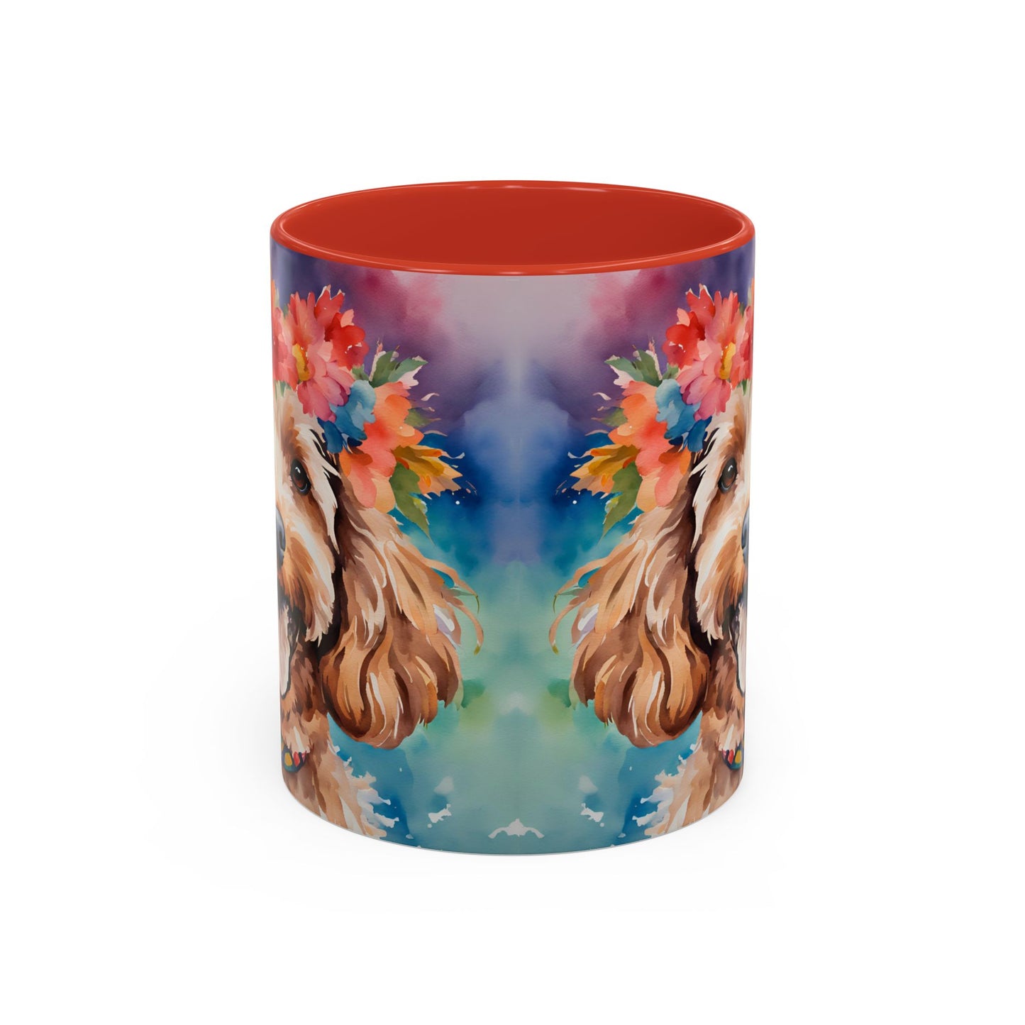 Cockapoo 05 Accent Coffee Mug - Dog Lover Gift