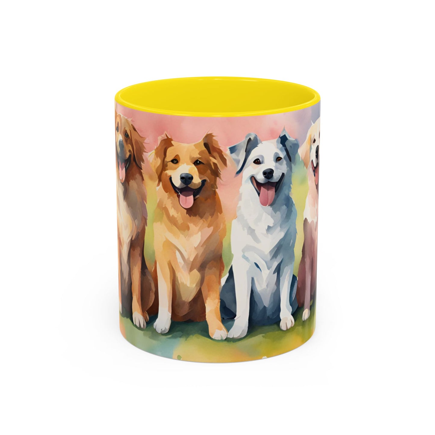 Multicoloured Doggies 08 Accent Mug 11oz