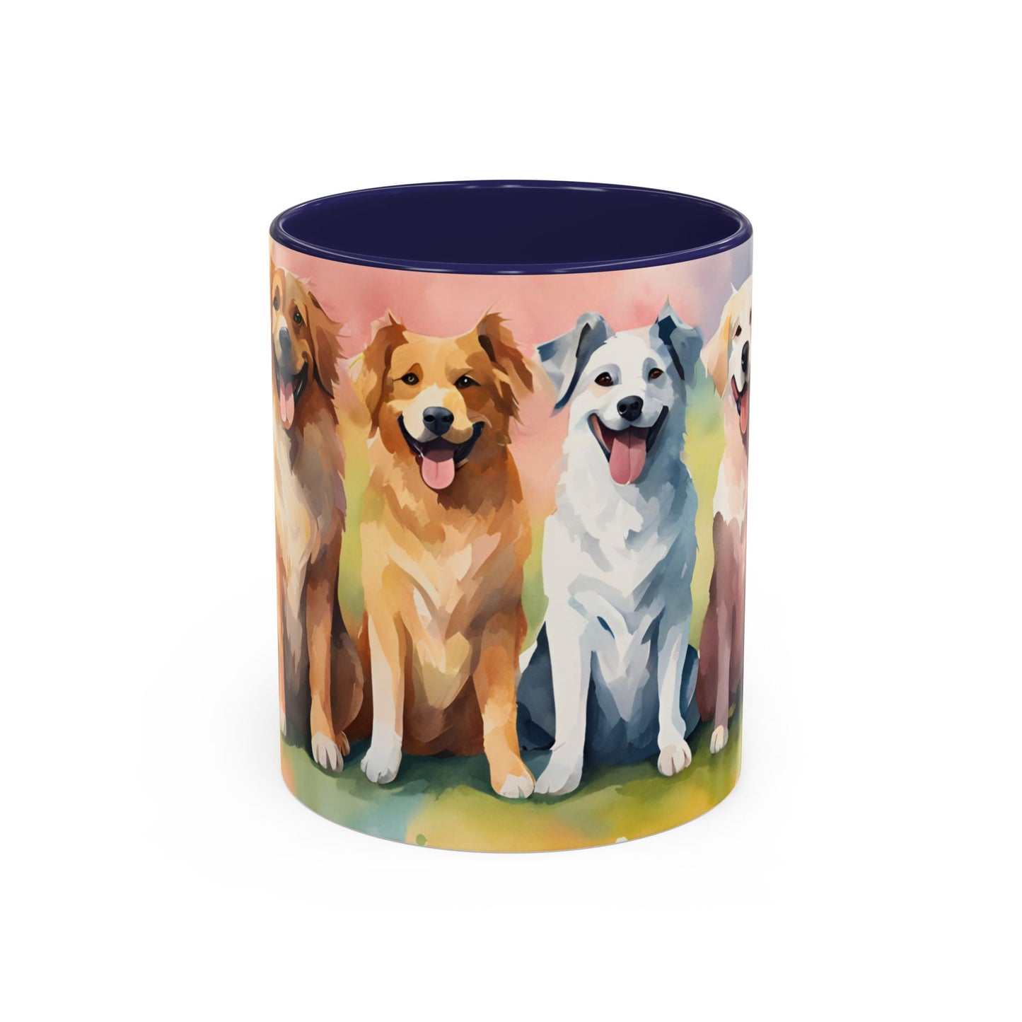 Multicoloured Doggies 08 Accent Mug 11oz
