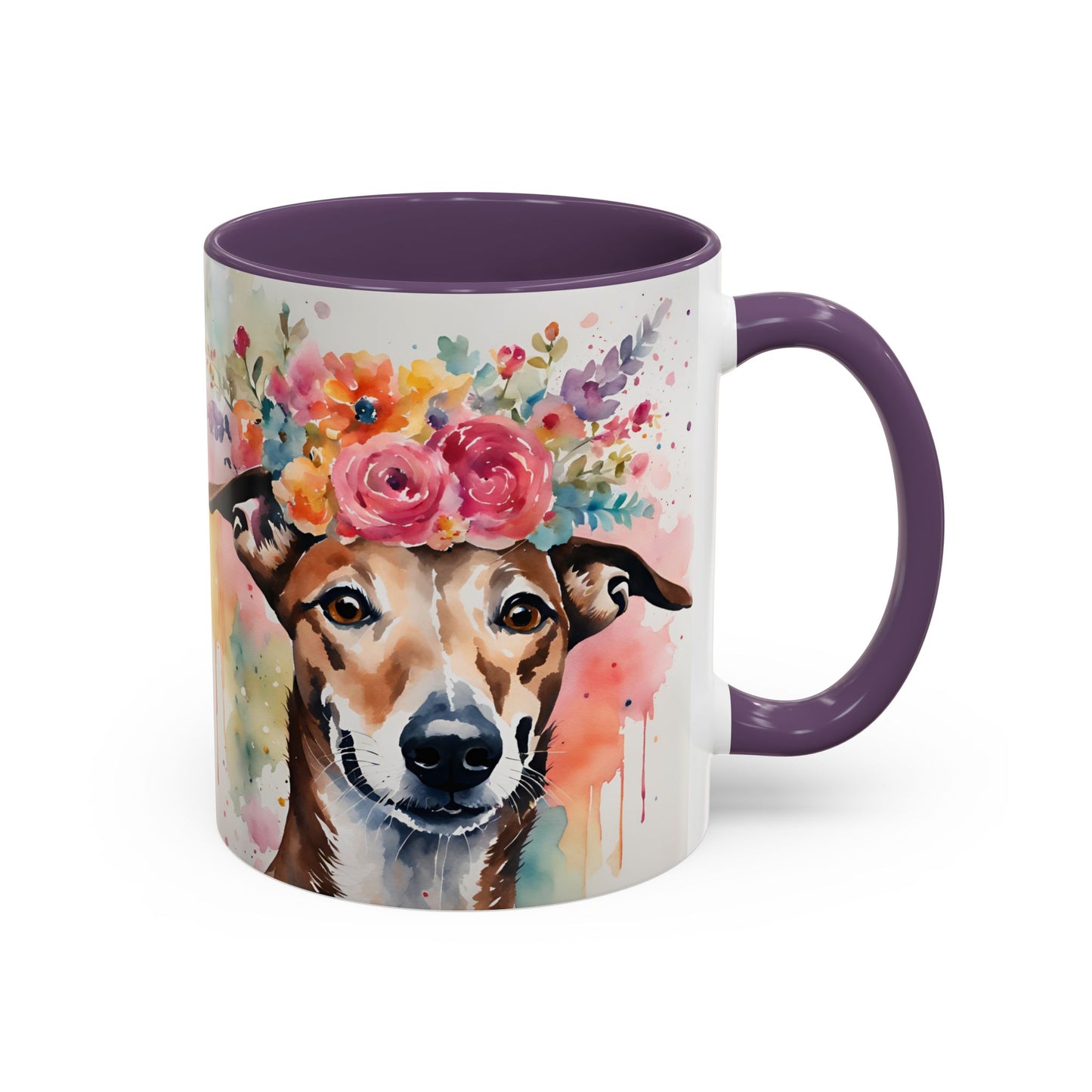Greyhound 01 Accent Coffee Mug - Dog Lover Gift