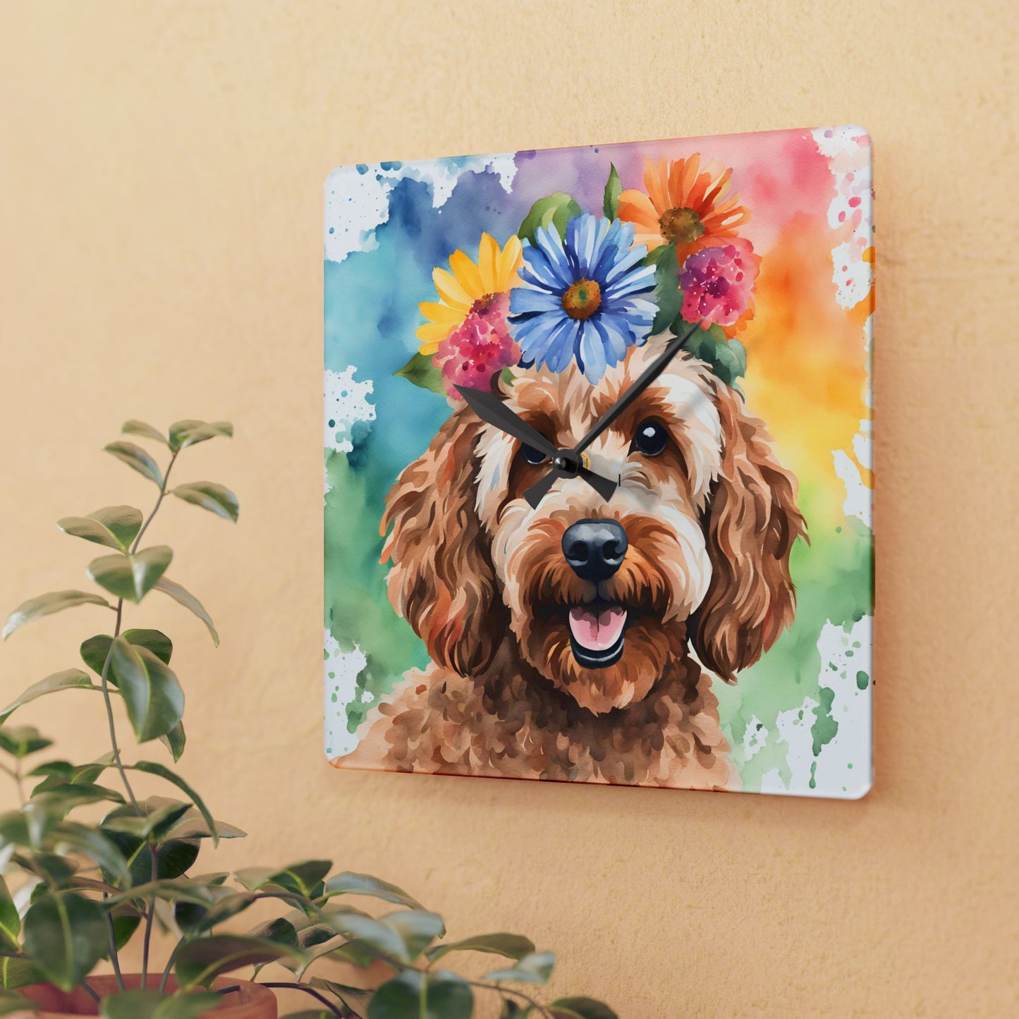 Cockapoo 04 Dog Wall Clock