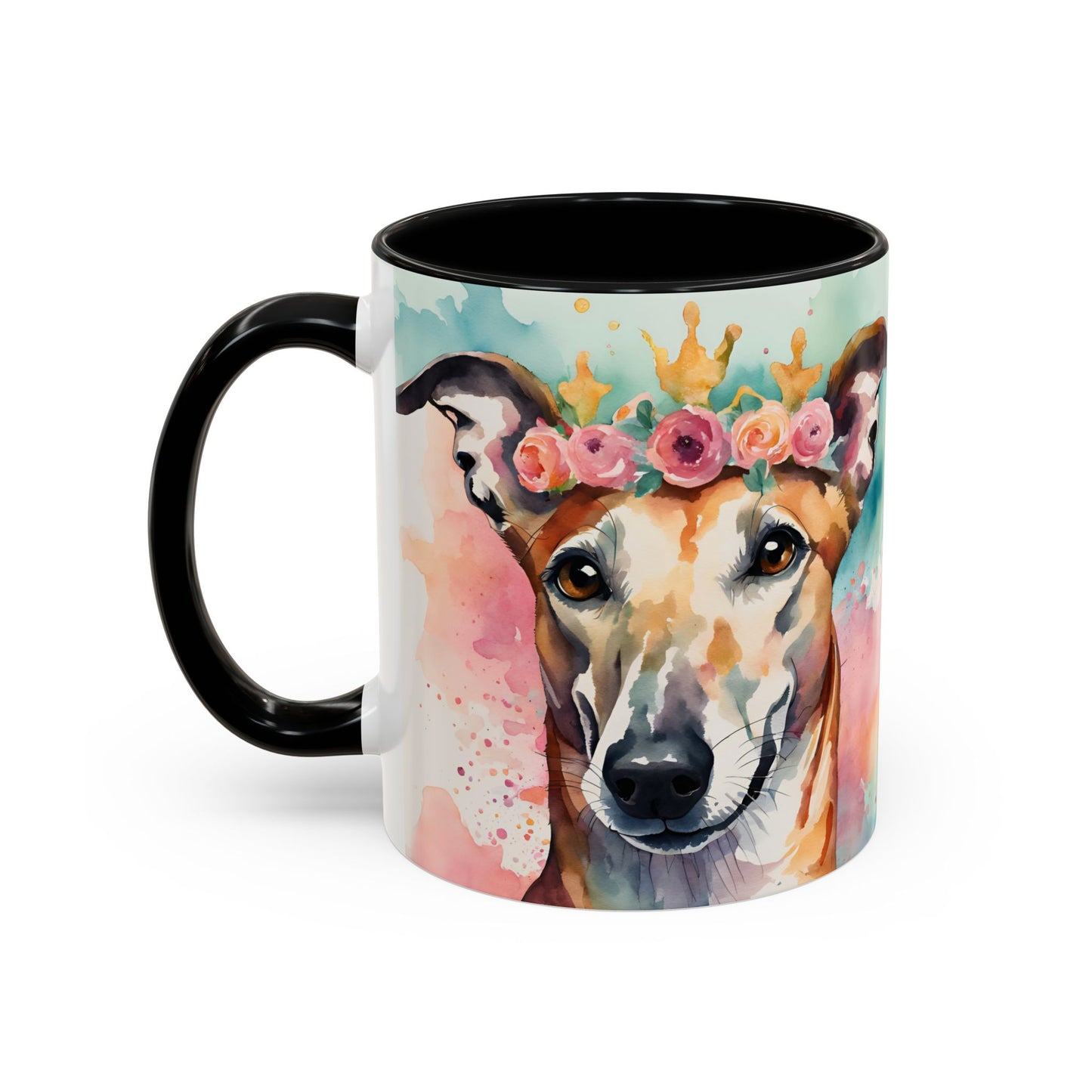 Greyhound 04 Accent Coffee Mug - Dog Lover Gift