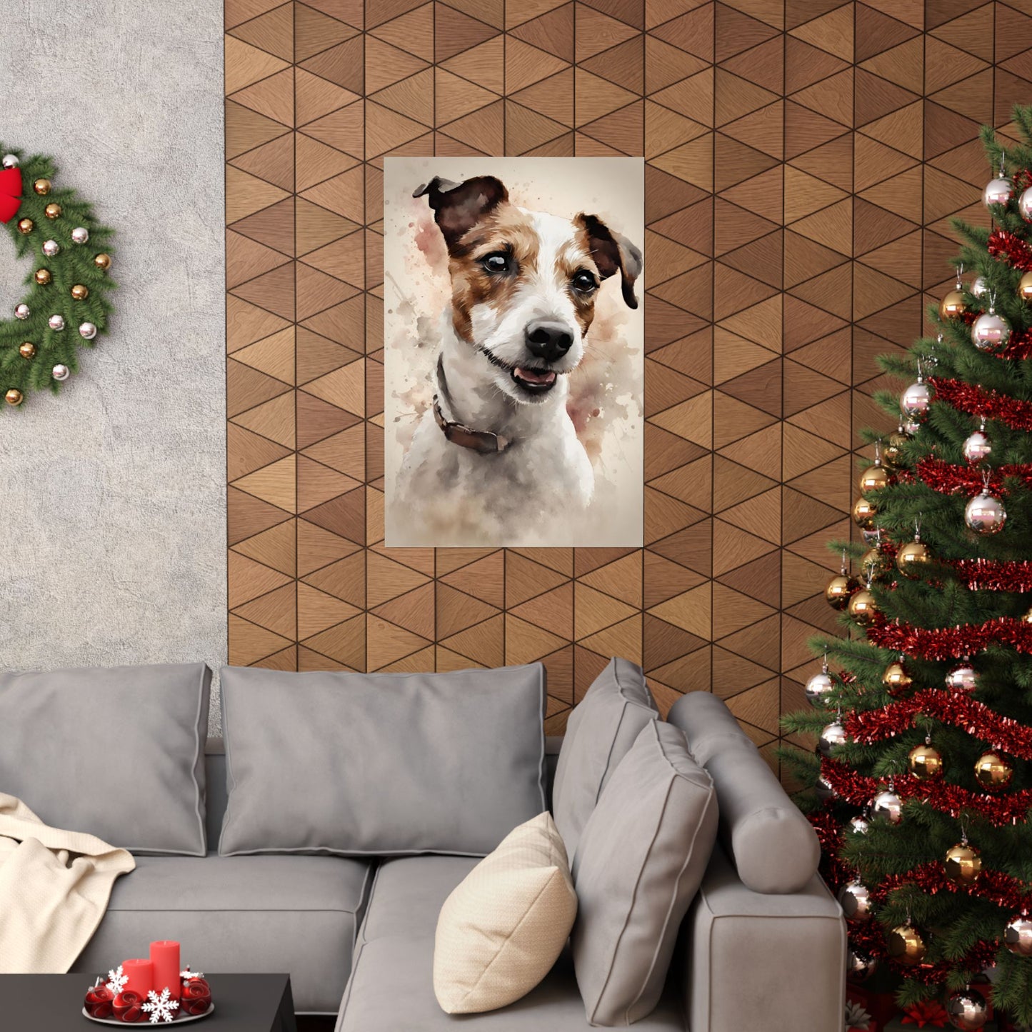 Dogs Jack Russell 02 Matte Vertical Poster