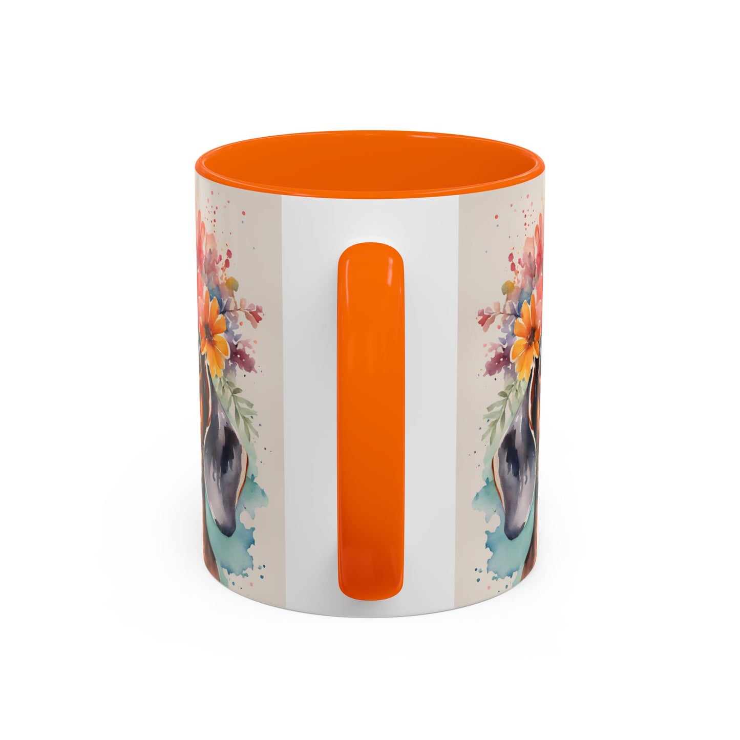 Dachshund 01 Accent Coffee Mug - Dog Lover Gift